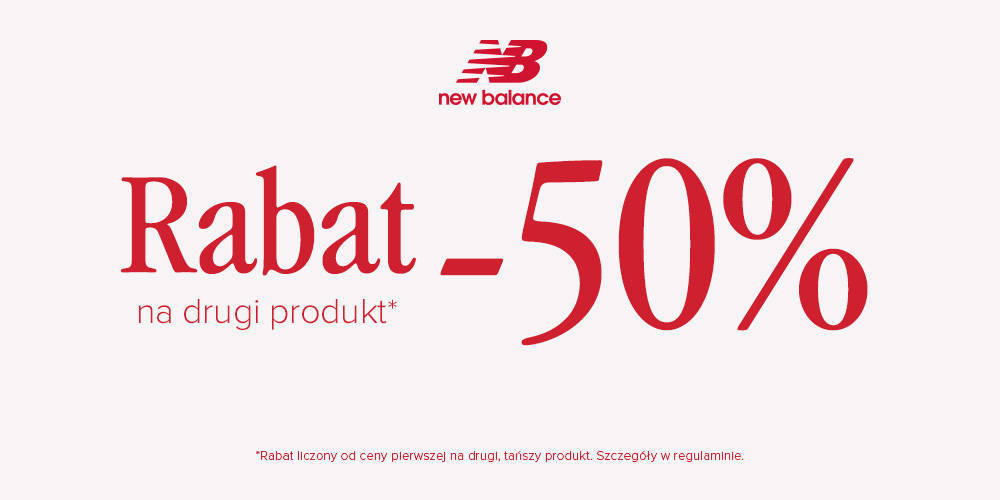 -50% na drugi produkt w New Balance - 1