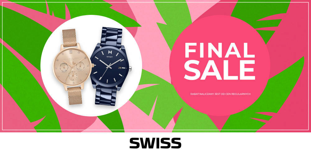 FINAL SALE w butikach SWISS - 1