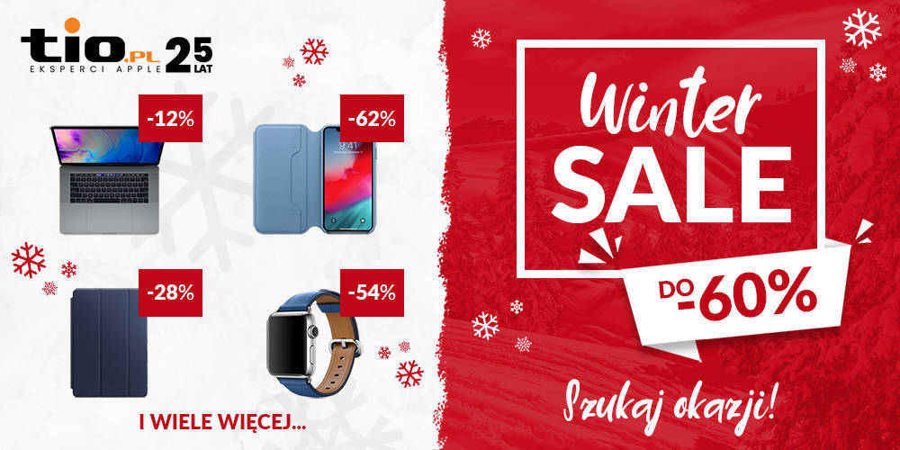 WINTER SALE do -60% OFF w TIO - 1