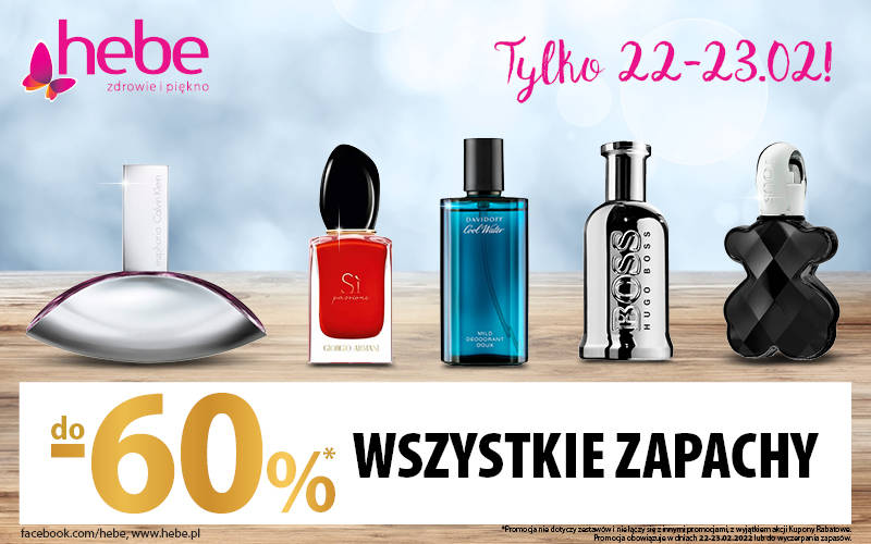 WSZYSTKIE ZAPACHY DO -60% TANIEJ w HEBE - 1