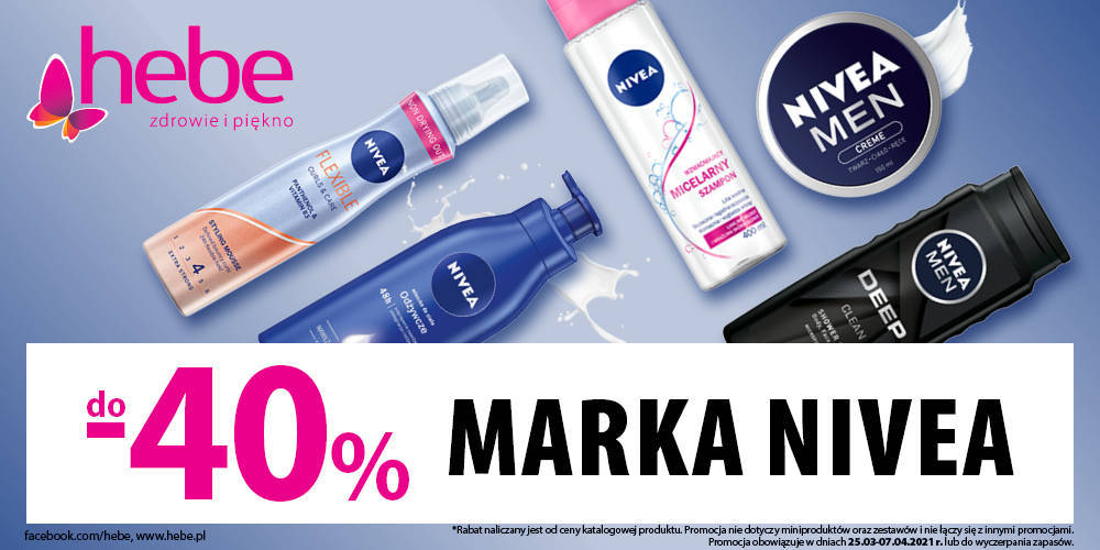 CAŁA MARKA NIVEA DO -40% TANIEJ w HEBE - 1