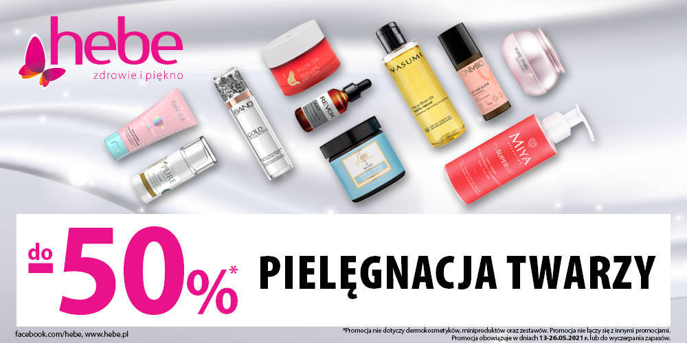 PIELĘGNACJA TWARZY DO -50% TANIEJ w HEBE - 1