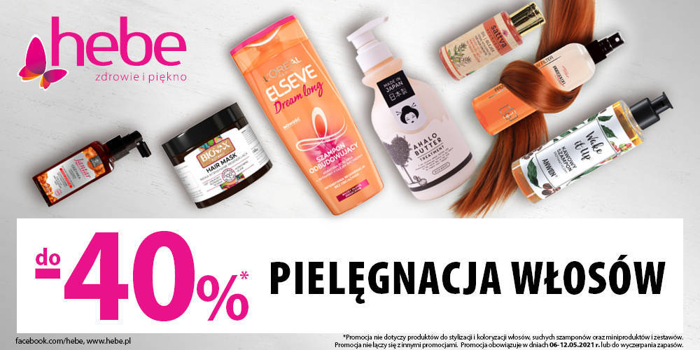  PIELĘGNACJA WŁOSÓW DO -40% TANIEJ w HEBE - 1