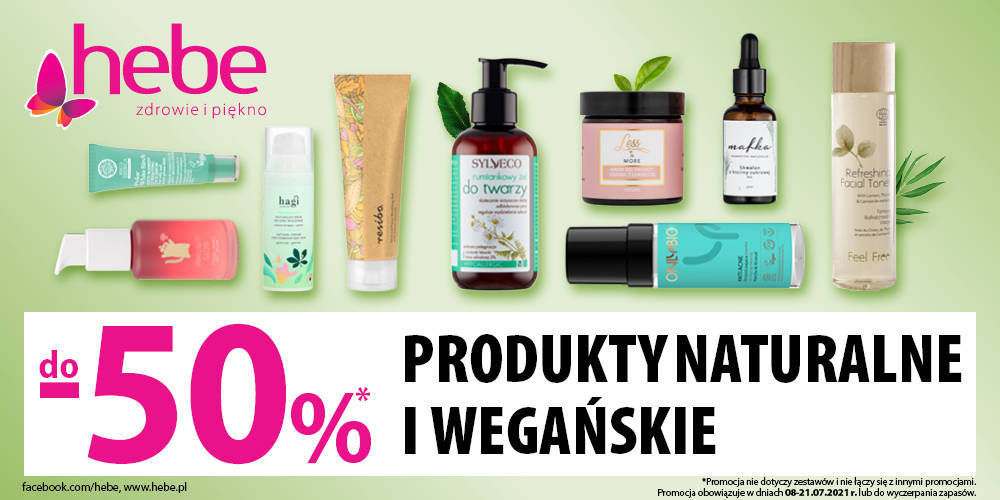 PRODUKTY NATURALNE I WEGAŃSKIE DO 50% TANIEJ - 1