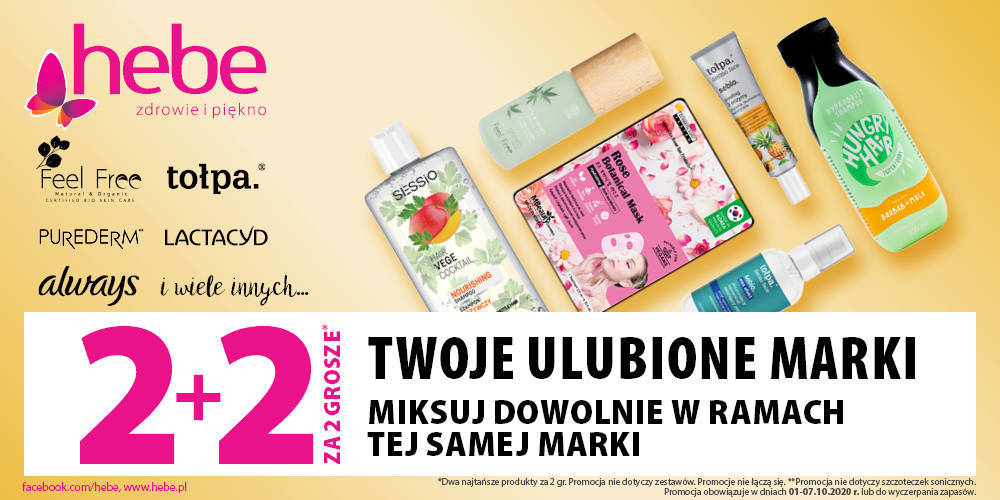 TWOJE ULUBIONE MARKI 2+2 w HEBE - 1