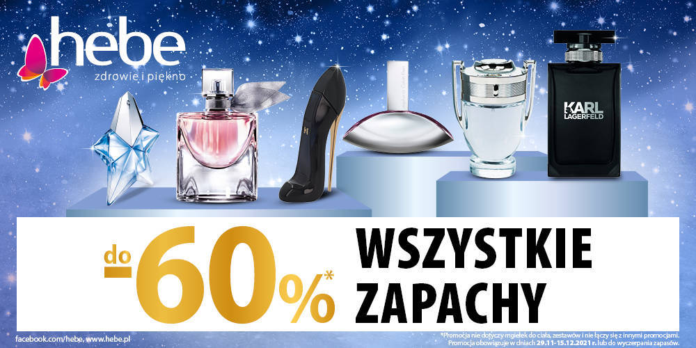 WSZYSTKIE ZAPACHY DO -60% TANIEJ w HEBE - 1