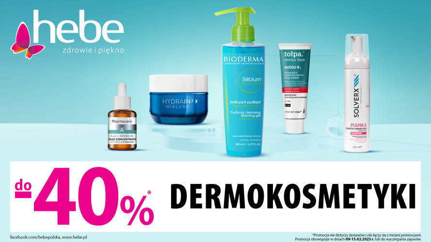 DERMOKOSMETYKI DO -40% HEBE - 1