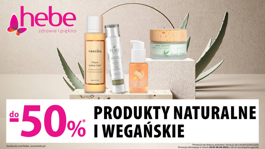 PRODUKTY NATURALNE I WEGAŃSKIE DO -50% - 1