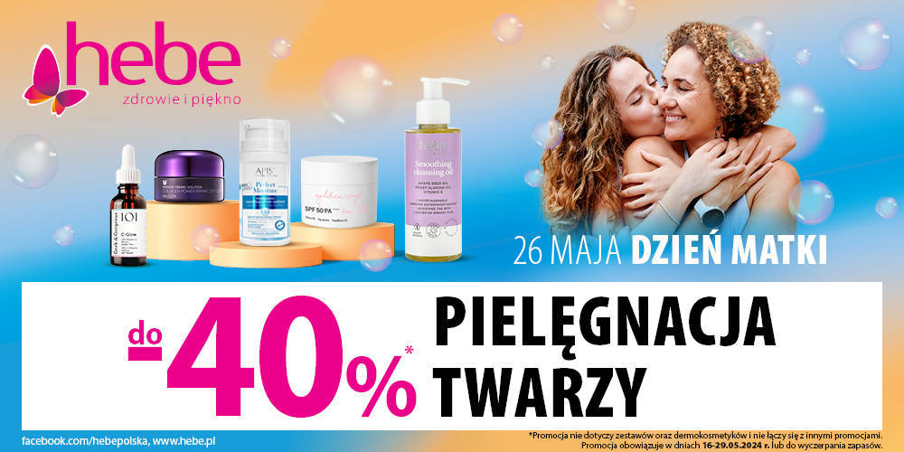 PIELĘGNACJA TWARZY do -40% w hebe - 1