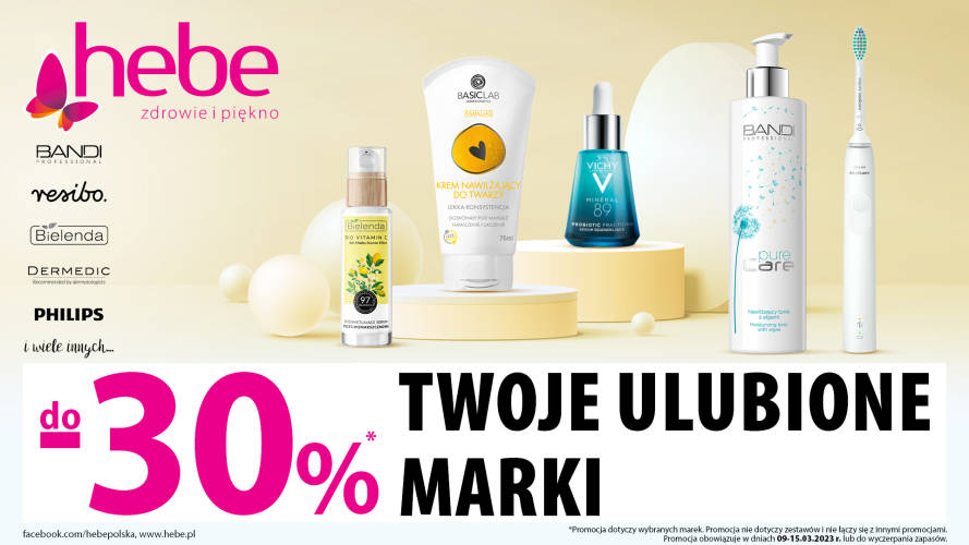 HEBE TWOJE ULUBIONE MARKI DO -30% - 1