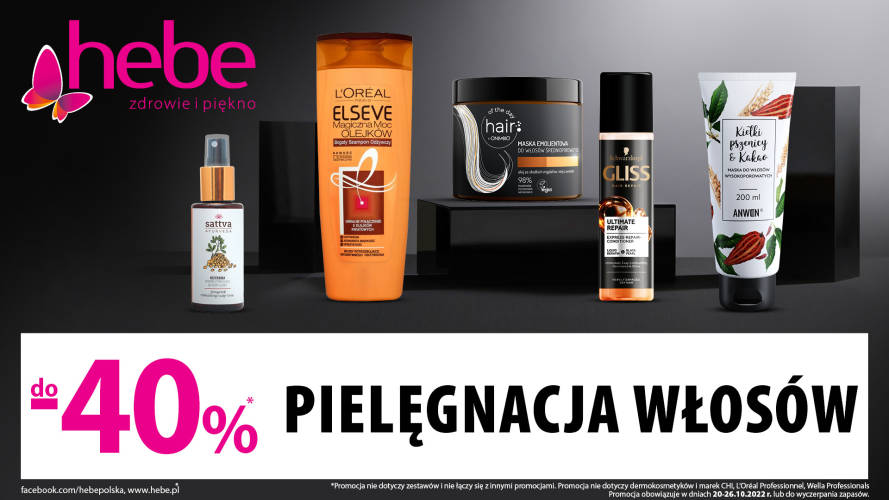 Pielęgnacja włosów do 40% Hebe - 1