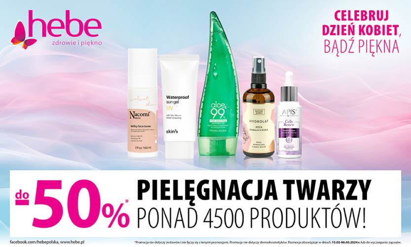 Pielęgnacja Twarzy do -50% w Hebe - 1