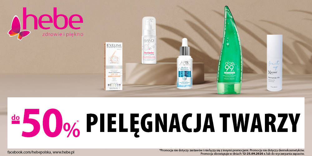 PIELĘGNACJA TWARZY do -50% w hebe - 1