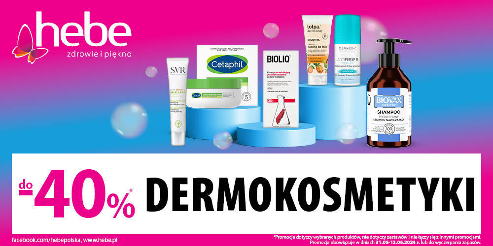 DERMOKOSMETYKI DO -40% w Hebe - 1