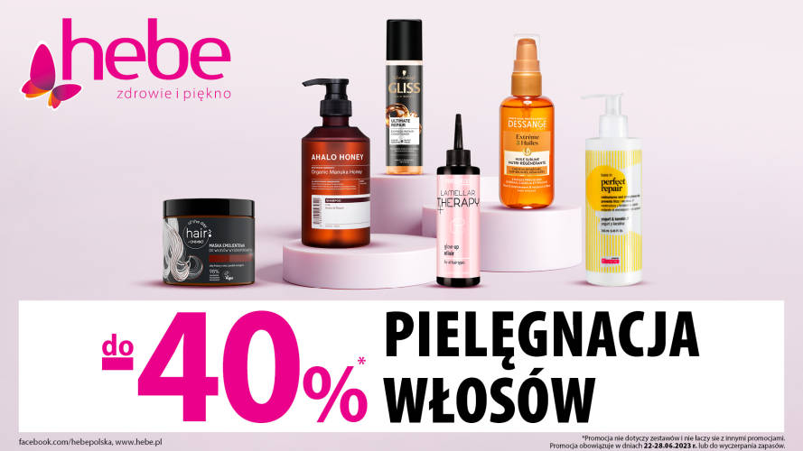 PIELĘGNACJA WŁOSÓW DO 40% TANIEJ HEBE - 1