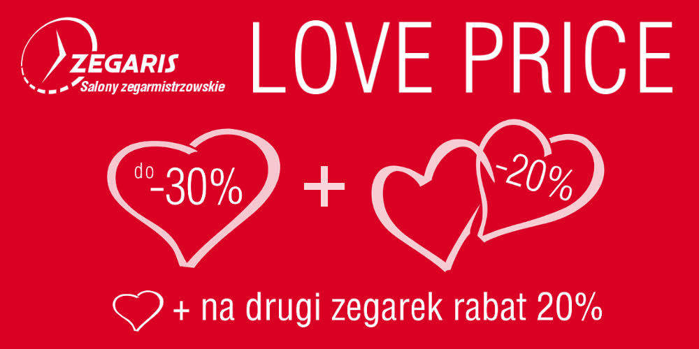 LOVE PRICE w salonie ZEGARIS - 1