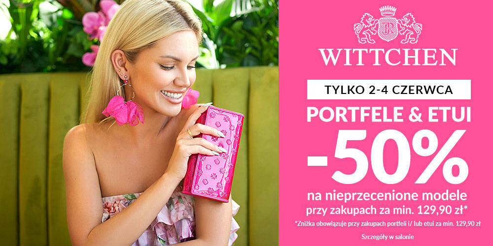 OFERTA SPECJALNA NA PORTFELE I ETUI W WITTCHEN - 1