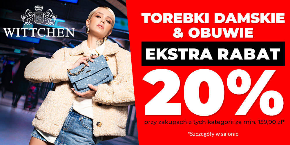 Oferta specjalna na torebki i plecaki damskie oraz obuwie w WITTCHEN! - 1