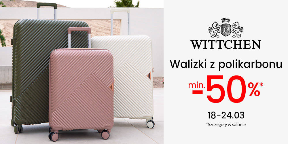 Oferta specjalna na walizki PC w WITTCHEN! - 1