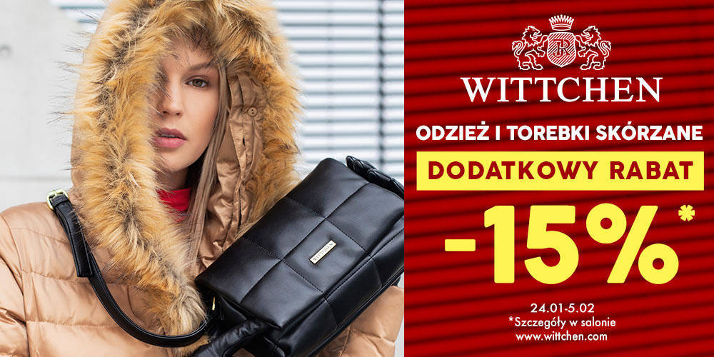 Rabat 15% odzież i torebki w Wittchen - 1