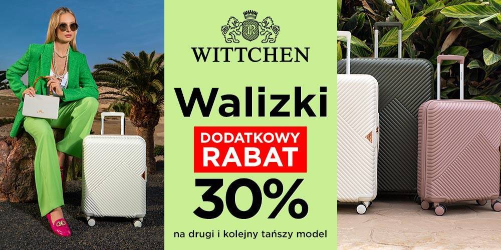 Oferta specjalna na walizki w WITTCHEN - 1