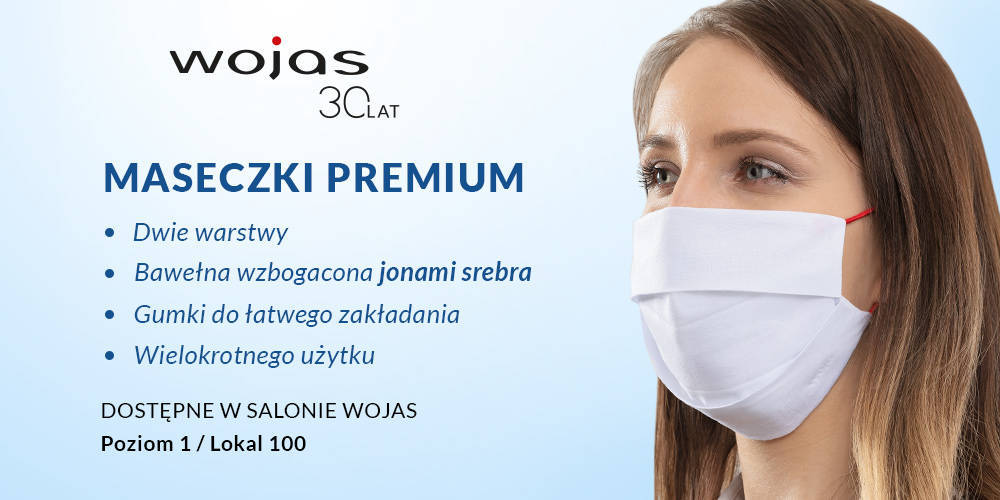 Maseczki ochronne premium dostępne w salonie Wojas - 1