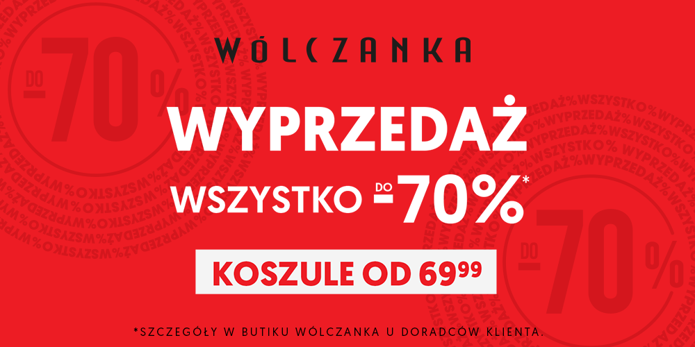 Wyprzedaż do -70% w butiku Wólczanka - 1