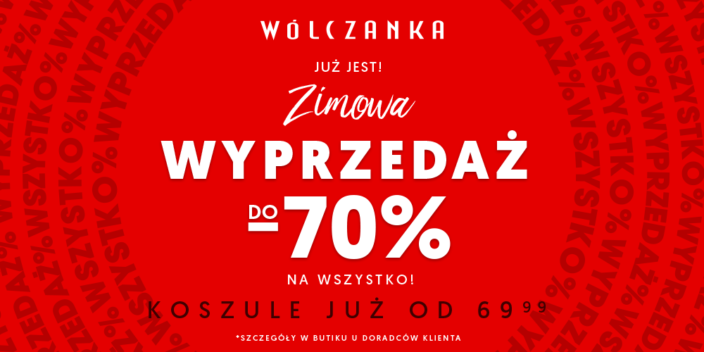 WYPRZEDAŻ do -70% w butiku Wólczanka - 1