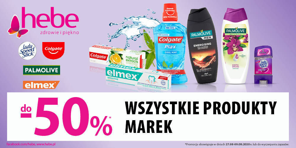 WYBRANE MARKI do - 50% taniej w HEBE - 1