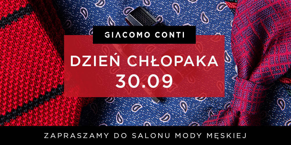 Świętuj z GIACOMO CONTI  Dzień Chłopaka – 30.09!!! - 1