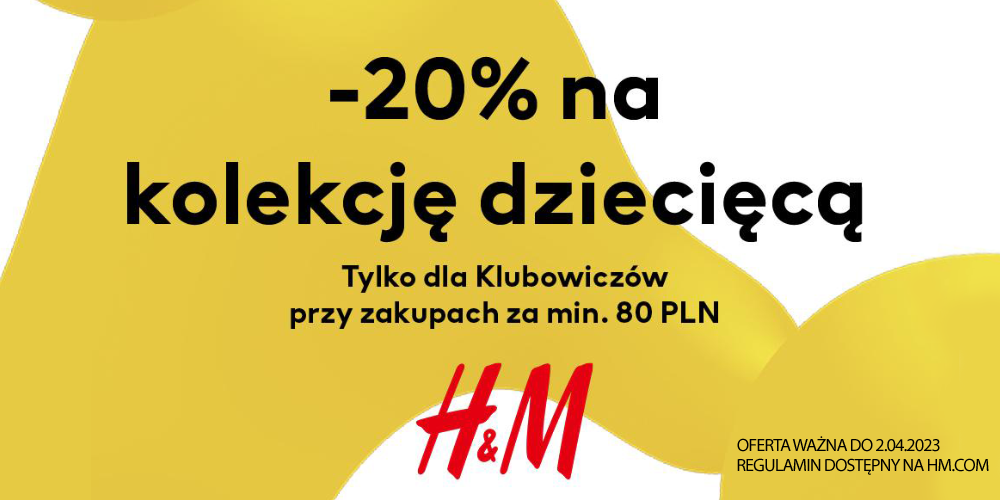 -20% na kolekcję dziecięcą w H&M - 1