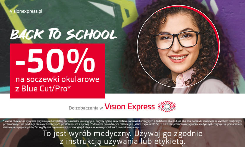 Akcja rabatowa Back to school Vision Express - 1