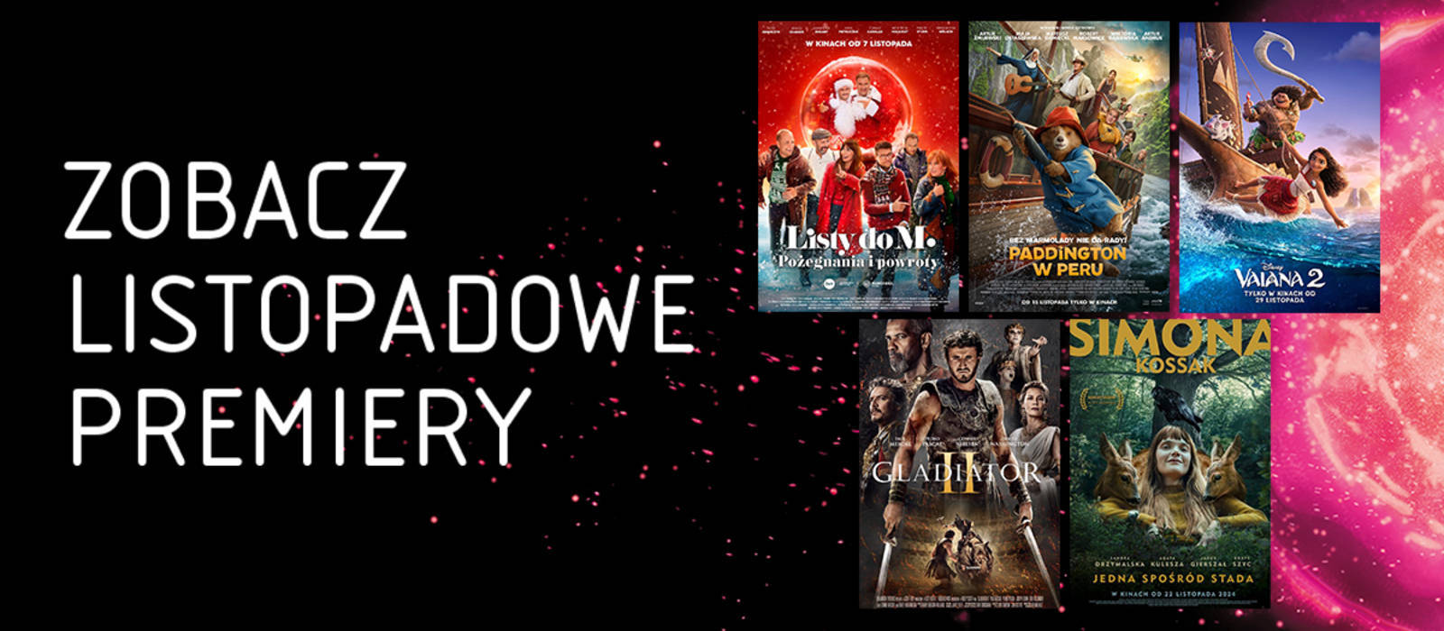   Filmowe hity już w listopadzie w Multikinie!